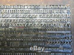 Type De Letterpress Plomb 18 Pt. Invitation Atf 457 # A58