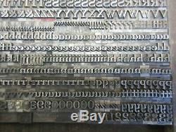 Type De Letterpress Plomb 18 Pt. Invitation Atf 457 # A58