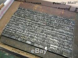 Type De Letterpress Plomb 18 Pt. Invitation Atf 457 # A58