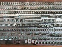 Type De Letterpress Plomb 18 Pt. Waldorf Texte Barnhart Brothers, Et Spindler D62