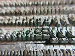 Type De Letterpress Plomb 18 Pt. Waldorf Texte Barnhart Brothers, Et Spindler D62