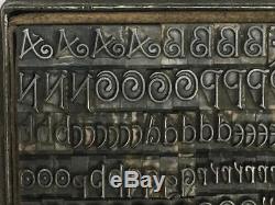Type De Presse Typographique Gutenberg Mackeller Smith & Jordan Foundry 24 Points