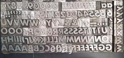 Type De Presse-lettres Métalliques 60pt Vingtième Siècle Bold Italic A43 20#