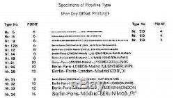 Type Positif De Fonte De 8 Points Réglé Pour L'impression Offset