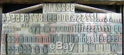 Type Vintage Impression Typographique Métal 36pt Touristique Gothique Withalts D15 8 #