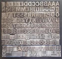 Type de presse à lettres en métal vintage ATF #162 72pt Franklin Gothic B88 20#