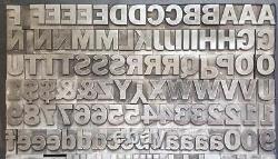 Type de presse à lettres en métal vintage ATF #162 72pt Franklin Gothic B88 20#