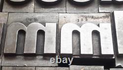 Type de presse à lettres en métal vintage ATF #162 72pt Franklin Gothic B88 20#