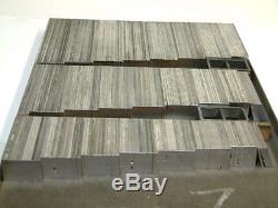 Typographie 6pt Slugs & 2pt Leads / 9-32 Longueurs De Pica / 480 Pcs. 25 Lb Bateau Gratuit