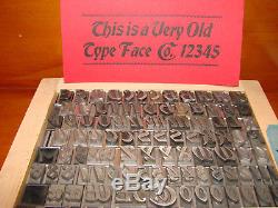 Typographie Type 48 Pt. Bradley Italic Atf, Vers 1898 (rare!)