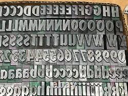 Valiant 48 Pt. Type Letterpress Métal Imprimantes Type