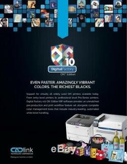 Version Digital Factory 10 Oki Édition Rip Logiciel Par Cadlink Idéal Pour T-shirt