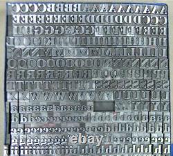Vintage Alphabets Letterpress Printing Type 24pt Lithographie Mn59 12#
