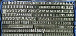Vintage Alphabets Letterpress Printing Type Bb&s 24pt Caslon Mn71 7#