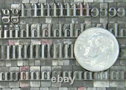 Vintage Alphabets Letterpress Type D'impression 24pt Bodoni Mn53 10#