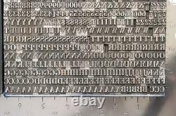 Vintage Alphabets Letterpress Type D'impression 24pt Bodoni Mn97 10#