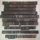 Vintage Letterpress Printing Wood Letter Blocks 1 5/16 Uppercase Lowercase Lot3