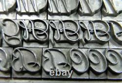 Vintage Metal Letterpress Imprimer Type Atf #577 30pt Liberty Mn85 10#