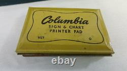 Vintage Wood Stamp Print Enk Set Beckley Cardy Co. Jeu D'imprimantes Graphiques
