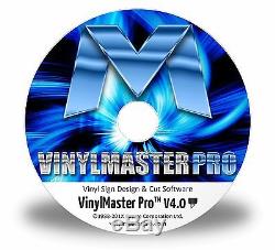 Vinylmaster Pro Crée Et Crée Facilement Des Signes, Des Autocollants, Des Points De Vente, Des Autocollants Avec Un Coupeur De Vinyle