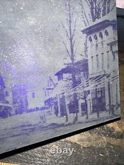Vue de l'imprimerie de Main St, Woburn Mass. Vers 1865