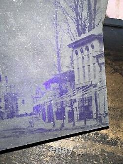 Vue de l'imprimerie de Main St, Woburn Mass. Vers 1865