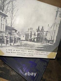 Vue de l'imprimerie de Main St, Woburn Mass. Vers 1865