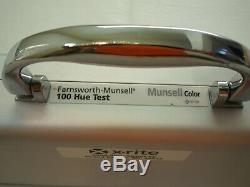 X-rite Farnsworth Munsell 100 Hue Color Vision Test Avec Le Kit Complet Du Logiciel