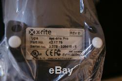 X-rite I1 Eye-one Pro Spectrophotomètre P / N42.50.61 Accessoires, Mallette De Transport