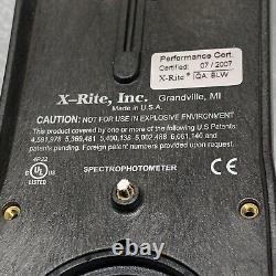 X-rite Sp62 Sphere Spectrophotomètre Portable Cas De Batterie Spectro Couleur Puissance S